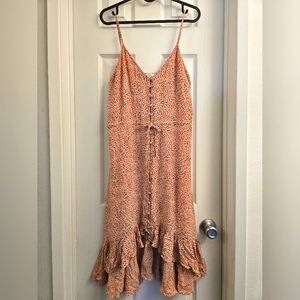 Rails - Frida Mid Length Dress In Rose Spotted